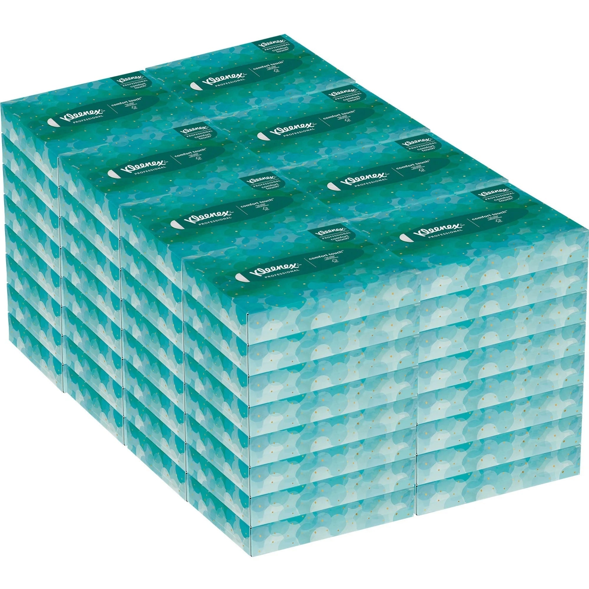 Kleenex Professional Facial Tissue: 2-Ply White 48/Box - 64/Carton - Tissues