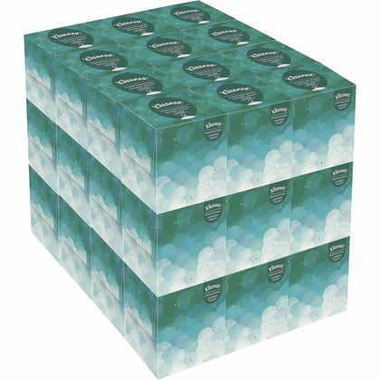 Kleenex Professional Facial Tissue Cube: 2-Ply White 95/Box - Business Use - Tissues