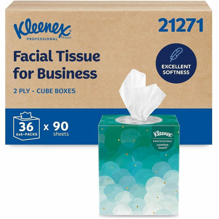 Kleenex Facial Tissue 90-Sheet Cube for Business - 2000