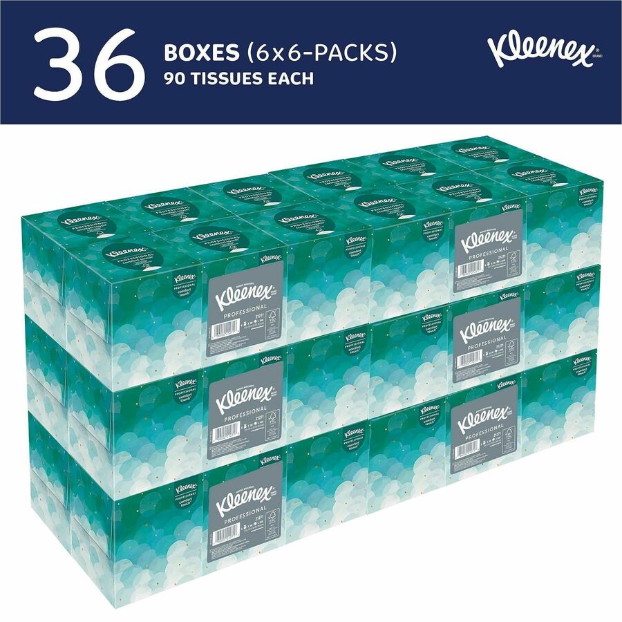 Kleenex Facial Tissue 90-Sheet Cube for Business - Alternate-Image1