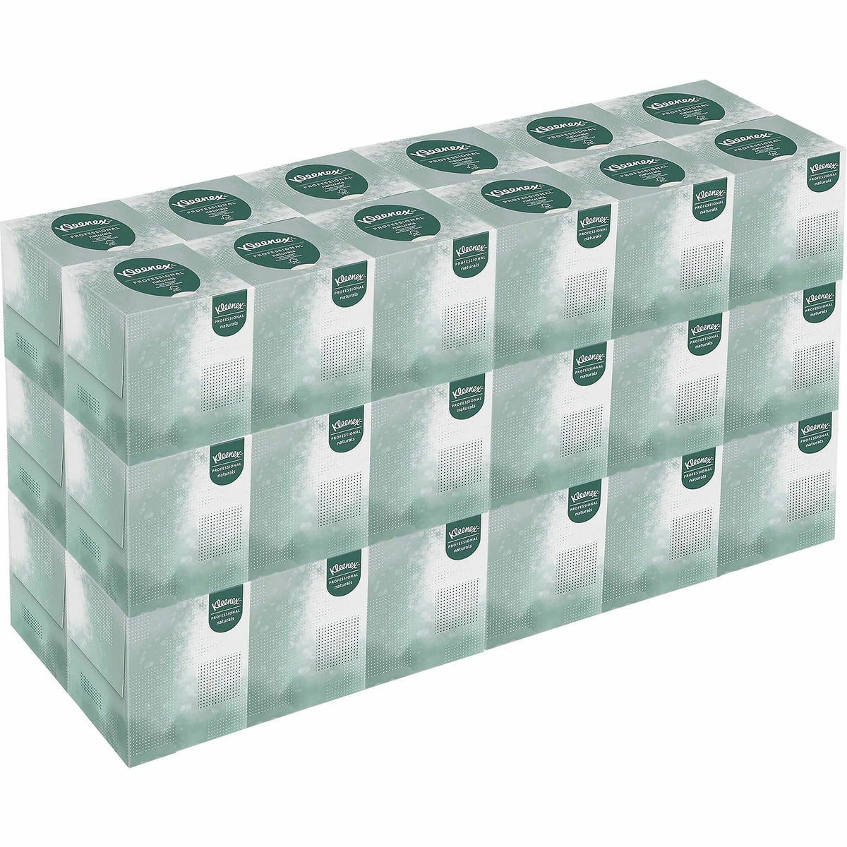 Kleenex Professional Naturals Facial Tissue Cube - Eco-Friendly Fiber - 90 Sheets/Box - 36 Cartons - Tissues