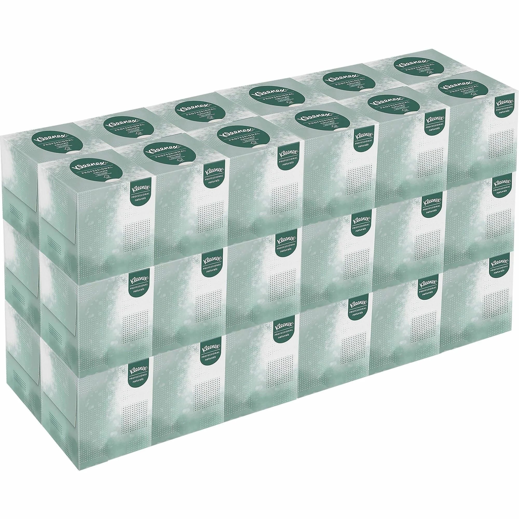 Kleenex Professional Naturals Facial Tissue Cube - Eco-Friendly Fiber - 90 Sheets/Box - 36 Cartons - Tissues