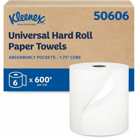 Kleenex Hard Roll Paper Towels with Premium Absorbency Pockets - 2000