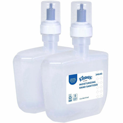 Kleenex® Ultra Hand Sanitizer Foam: Bacteria Remover Moisturizing - 1.27 Quart - Sanitizers