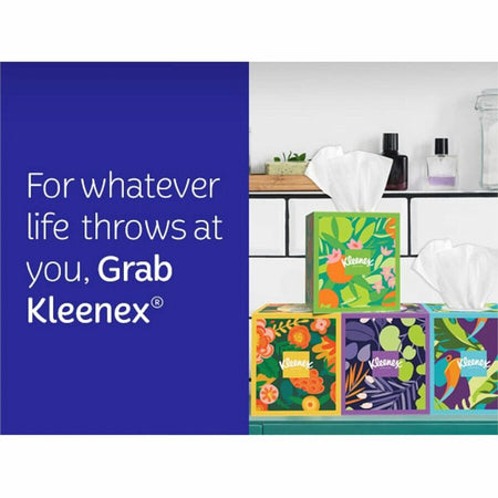 Kleenex Ultra Soft Tissues - 3 Ply - WhiteBox - 65/Box - 1 Each - Facial