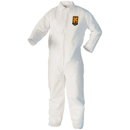 Kleenguard A40 Coveralls: 2XL White Liquid & Particle Protection - Coveralls