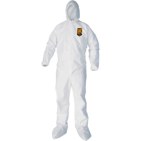 Kleenguard A40 Coveralls: Liquid & Particle Protection - 2XL - White - 25/Carton - Coveralls