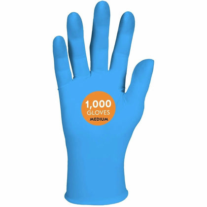 Kleenguard G10 2Pro Nitrile Gloves: 6 mil Medium Size Blue - Touchscreen Capable Textured Fingertip - Latex-free