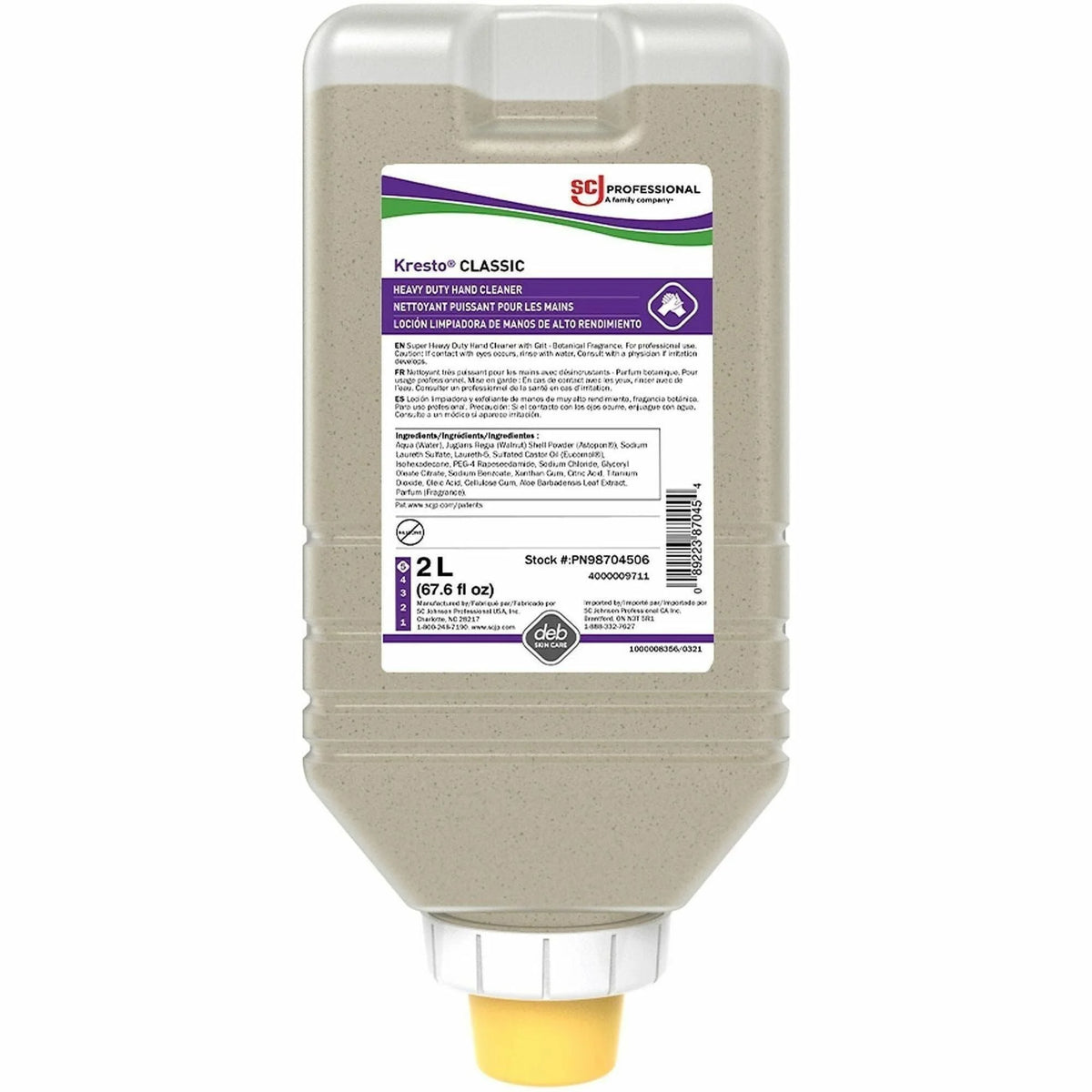 Kresto Super Heavy-Duty Hand Cleaner: Grease Oil Carbon Lubricant Resin Remover - Skin Care Dispensers & Refills