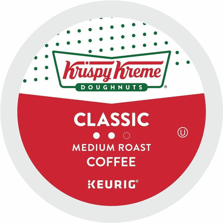 Krispy Kreme K-Cup Pods: Classic Medium Roast Coffee - 24 Count Pack