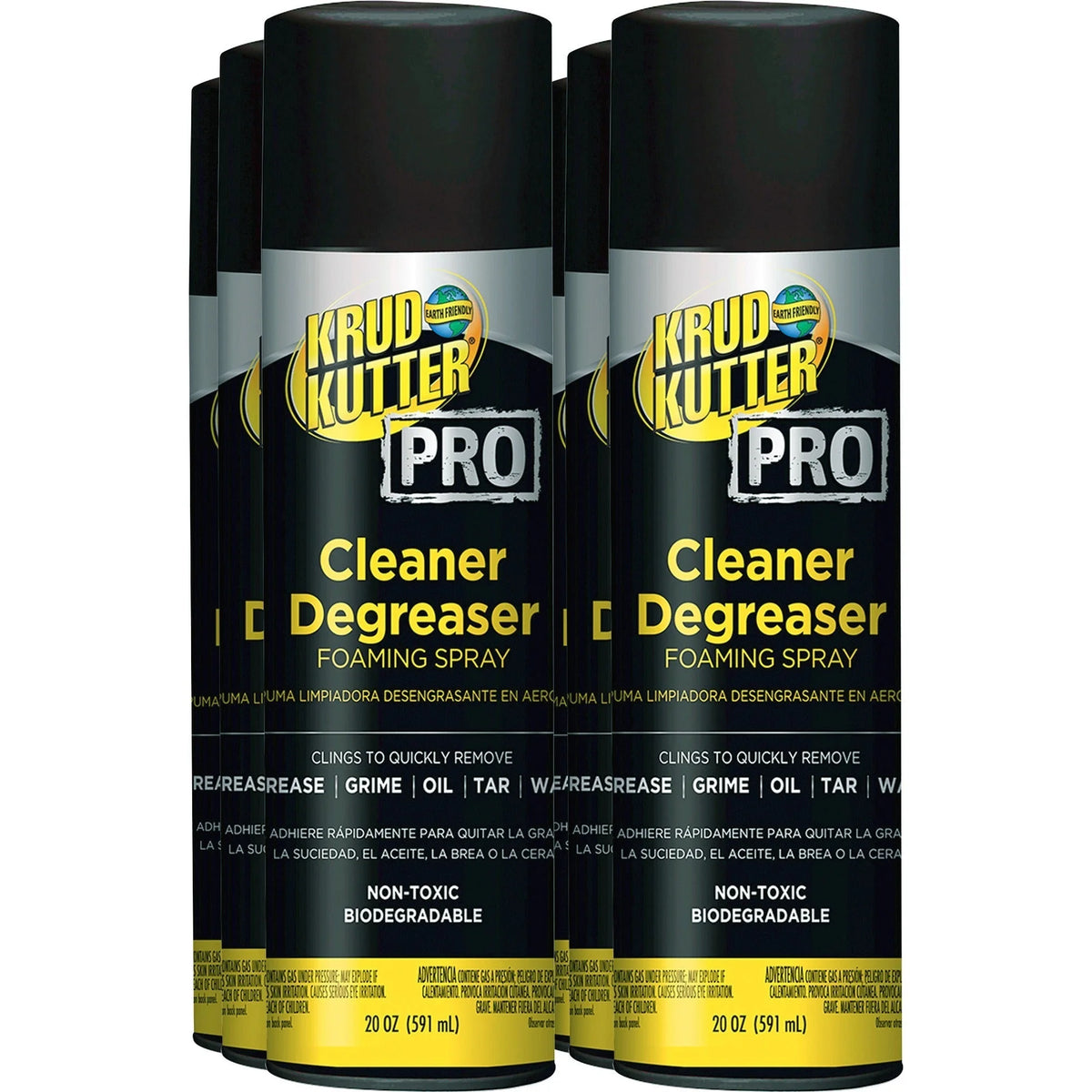 Krud Kutter PRO Cleaner Degreaser - Heavy Duty Concentrate - 20 fl oz - Chemical-free - 6/Carton - Specialty Cleaners