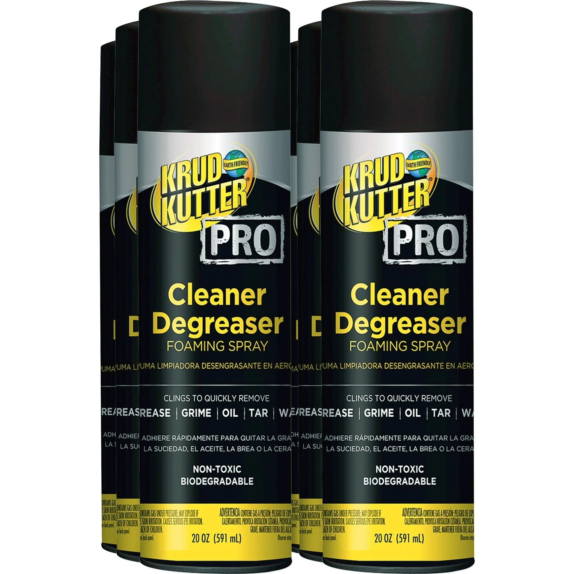 Krud Kutter PRO Cleaner Degreaser - Heavy Duty Concentrate - 20 fl oz - Chemical-free - 6/Carton - Specialty Cleaners