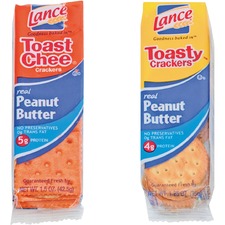 Lance Cracker Sandwich Variety Pack: Assorted Flavors - 24 Packs - Snacks