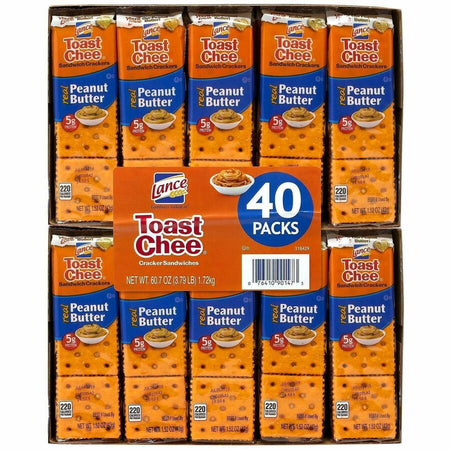 Lance Toast Chee Peanut Butter Crackers - Top