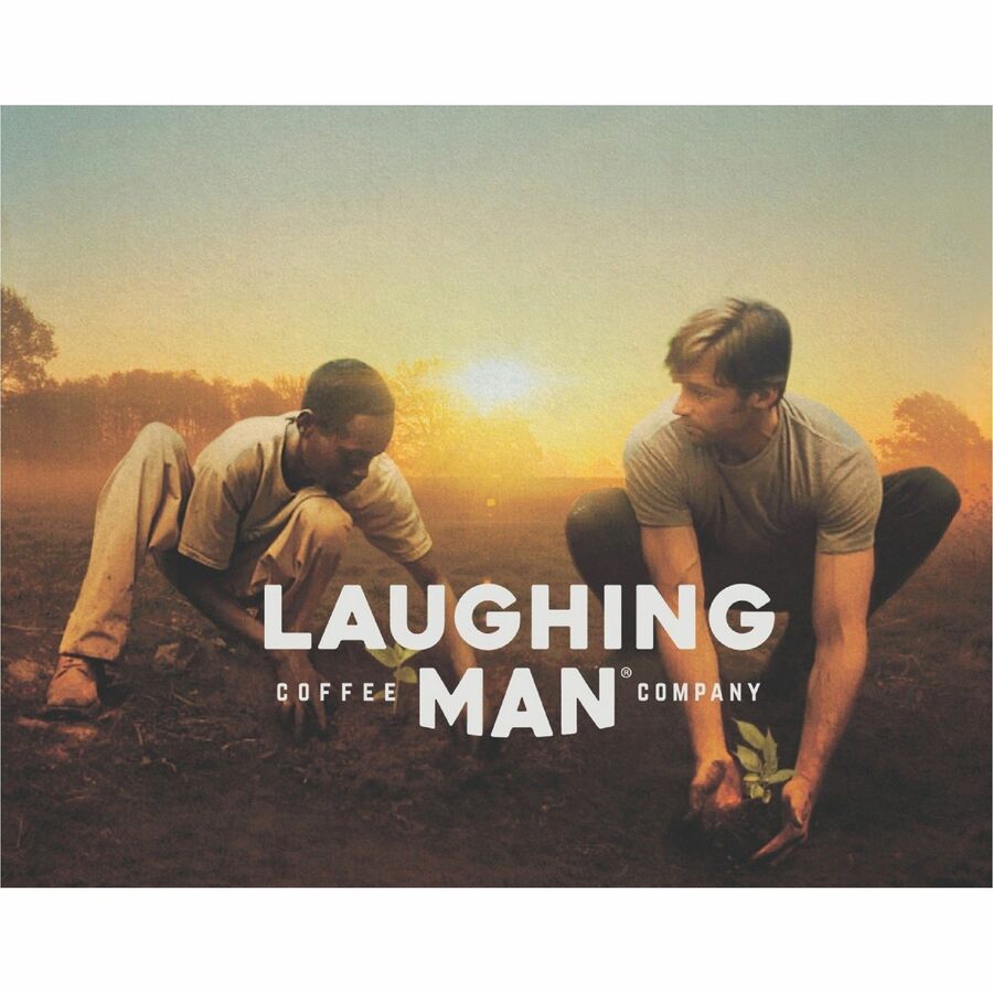 LAUGHING MAN K-Cup Pod Colombia Huila Coffee Keurig Single Serve Pods Dark Roast 22 Count