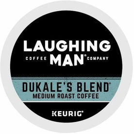 LAUGHING MAN K-Cup Pod Coffee - Compatible with Keurig Brewer - Medium - Dukale’s Blend Arabica - Kosher