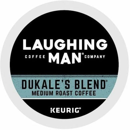 Laughing Man K-Cup Pods - Dukale’s Blend Medium Roast - 22 Pack - Coffee