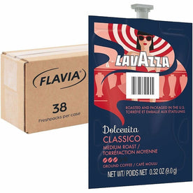 Lavazza Freshpack Classico Coffee - Medium - 0.3 oz - Arabica Robusta - 38 / Carton