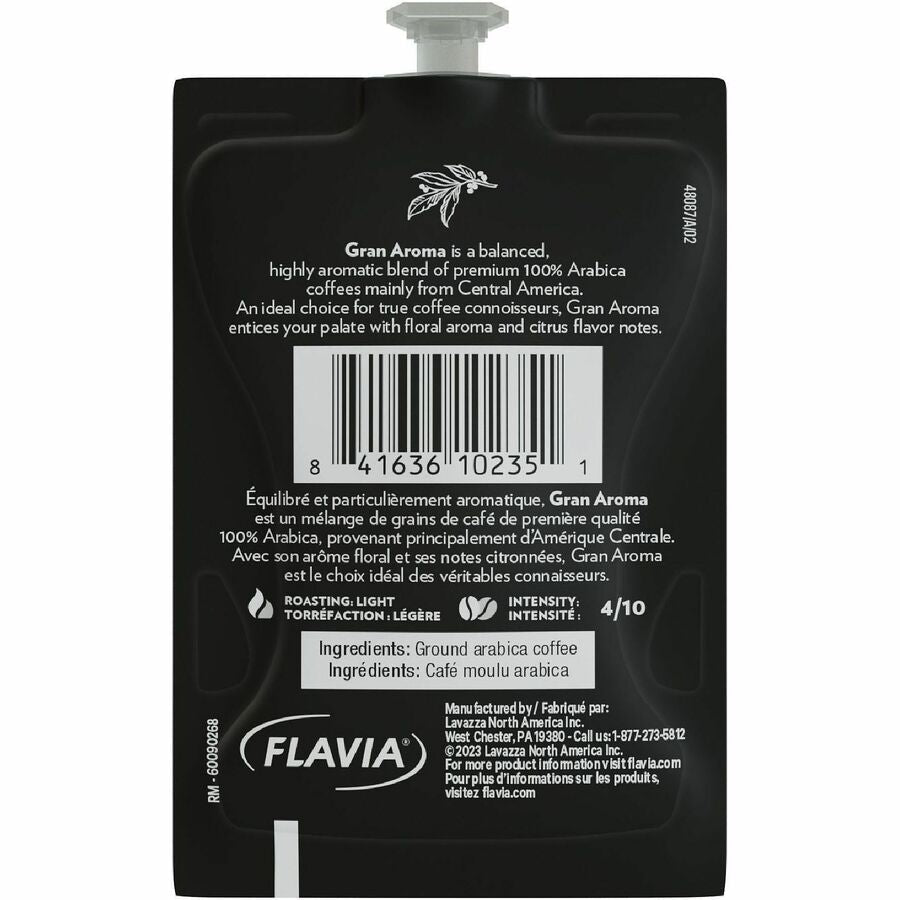 Lavazza Freshpack Gran Aroma Coffee - Compatible with Flavia Barista Creation 600 500