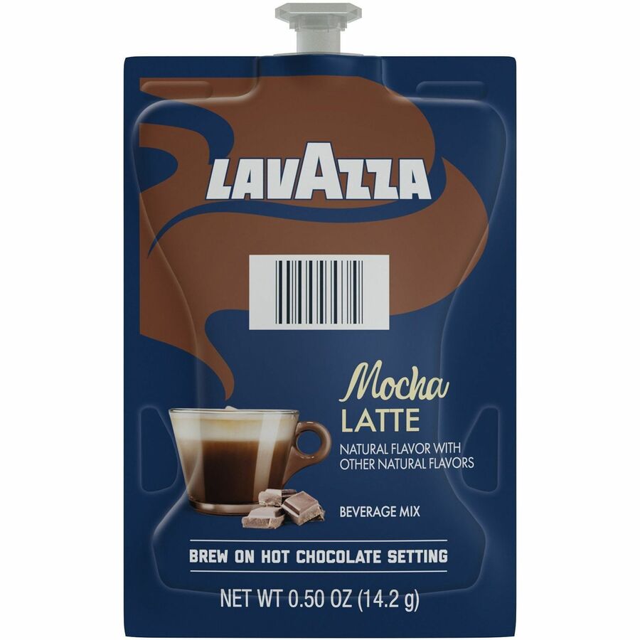 Lavazza Freshpack Latte Freshpacks - 0.5 oz - Mocha - 72 / Carton - Coffee