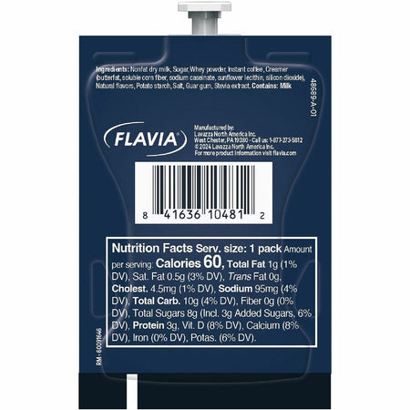 Lavazza Freshpack Latte Freshpacks - 0.5 oz - Vanilla - 72 / Carton - Coffee