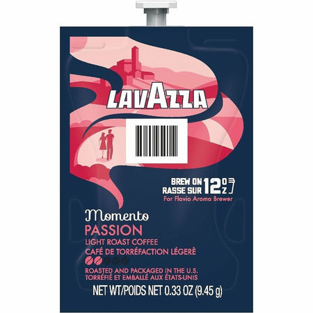 Lavazza Freshpack Momento Series Coffee - Compatible with Flavia Aroma - Light - Passion - 38 / Carton