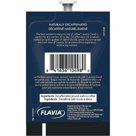 Lavazza Freshpack Naturally Decaffeinated Freshpacks - Medium - Decaf - 76 / Carton - Coffee
