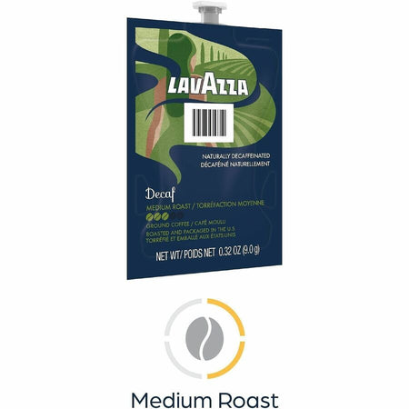 Lavazza Freshpack Naturally Decaffeinated Freshpacks - Medium - Decaf - 76 / Carton - Coffee