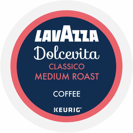 Lavazza K-Cup, Pod, Ground Dolcevita Classico K-Cup Coffee Pods - 2000
