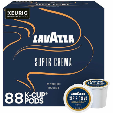 Lavazza K-Cup, Pod, Ground Super Crema K-Cup Coffee Pods - Front