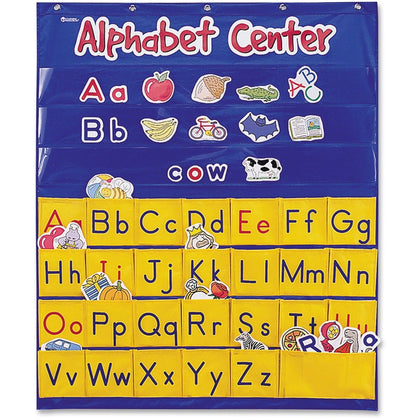 Learning Resources Alphabet Center Pocket Chart - Skill Learning: Picture Words Word Building - Charts & Accessories