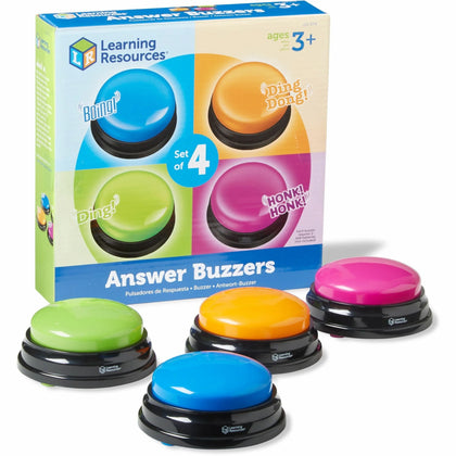 Learning Resources Answer Buzzers: Educational Game Set - 4 Pack - Games & Puzzles