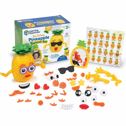 Learning Resources Big Feelings Pineapple Deluxe Set - Educational Toy - Ages 3 & Up - Books Activities