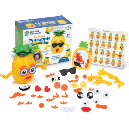Learning Resources Big Feelings Pineapple Deluxe Set - Educational Toy - Ages 3 & Up - Books Activities