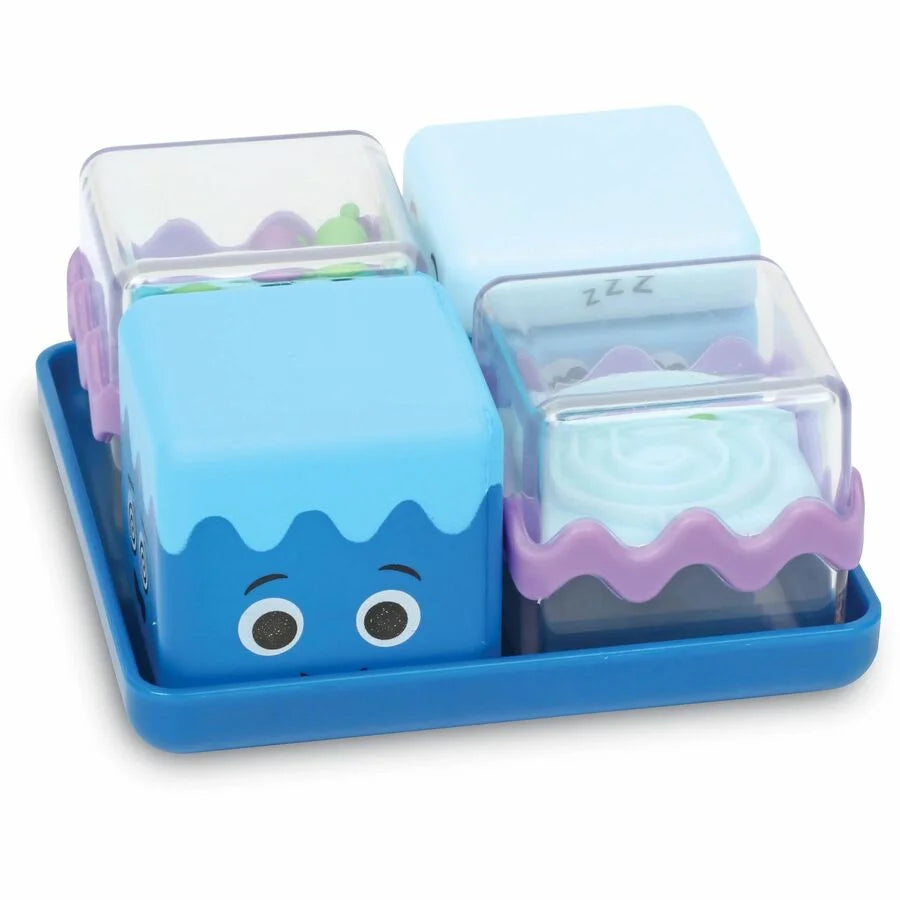 Learning Resources Cool Down Cubes: Sensory Fidget Set for - 5-Piece Multi Toy - Toys & Blocks