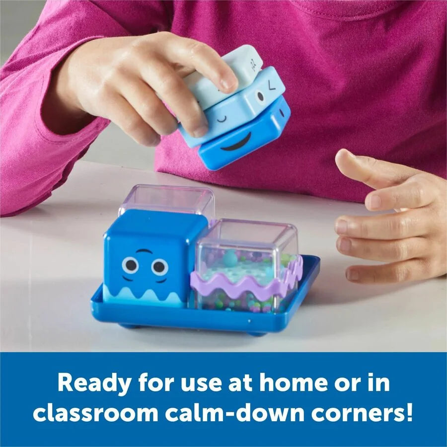 Learning Resources Cool Down Cubes: Sensory Fidget Set for - 5-Piece Multi Toy - Toys & Blocks