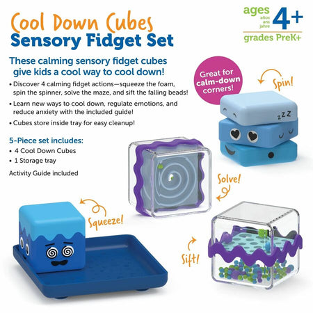 Learning Resources Cool Down Cubes Sensory Fidget Set - Alternate-Image6