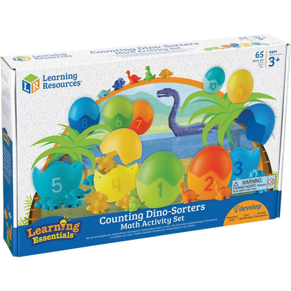 Learning Resources Dino-Sorters Math Activity Set: Educational Toy for Ages 3+ - Books & Activities