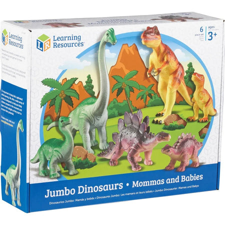 Learning Resources Dinosaur Play Set: Assorted Plastic Figures - Toys & Blocks