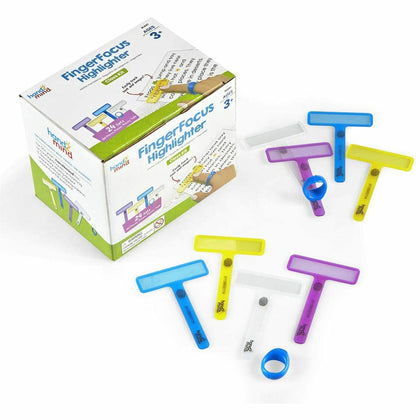 Learning Resources FingerFocus Highlighter Kit - Reading Skill - Pocket Charts & Accessories
