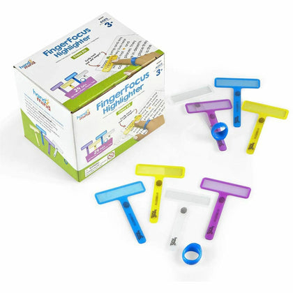 Learning Resources FingerFocus Highlighter Kit - Reading Skill - Pocket Charts & Accessories