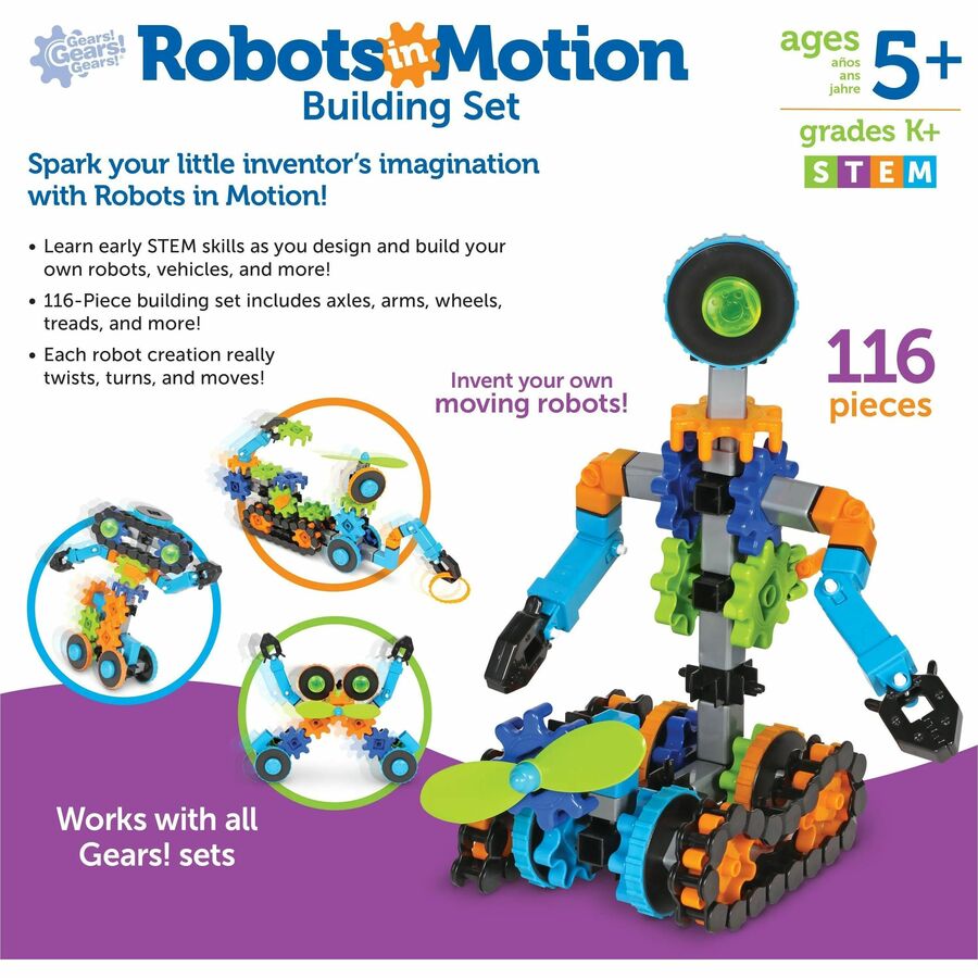 Learning Resources Gears! Robots in Motion - Alternate-Image4