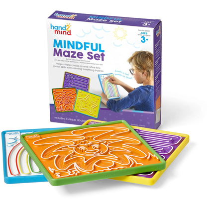 Learning Resources Hand2Mind Mindful Maze Set - Creative Tool - Boards & Supplies