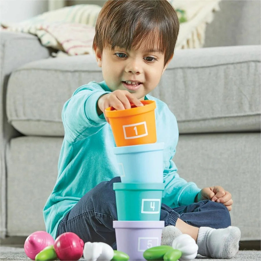 Learning Resources Hide and Seek Vegetable Garden Toy - Fun for 18 Months & Up - Toys Blocks