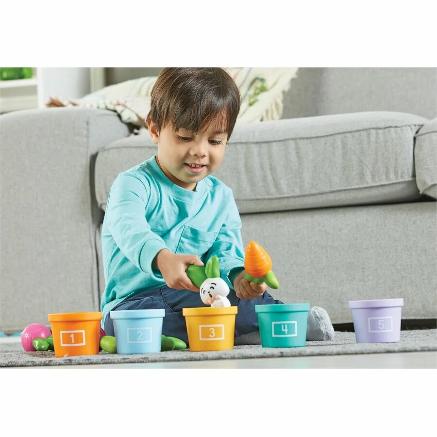 Learning Resources Hide and Seek Vegetable Garden Toy - Fun for 18 Months & Up - Toys Blocks