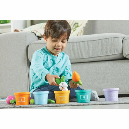 Learning Resources Hide and Seek Vegetable Garden Toy - Fun for 18 Months & Up - Toys Blocks