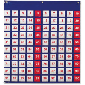 Learning Resources Hundred Pocket Chart - Counting Odd & Even Numbers - Educational Math Tool - Charts Accessories