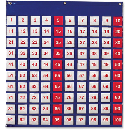 Learning Resources Hundred Pocket Chart - Counting Odd & Even Numbers - Educational Math Tool - Charts Accessories