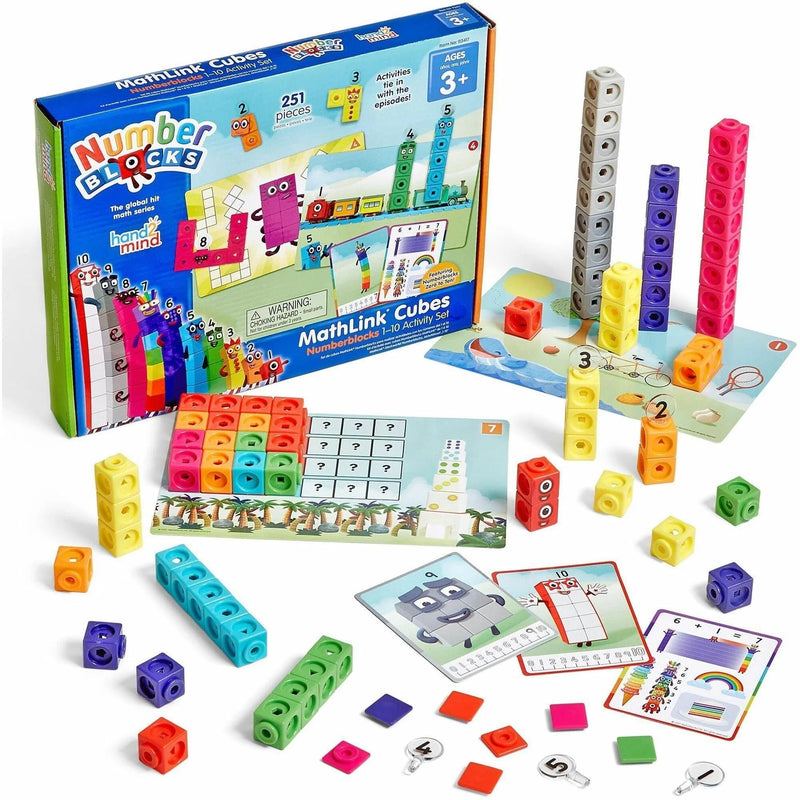 Learning Resources MathLinks Cubes: Early Activity Set - Educational Play Cube - Books & Activities