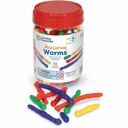 Learning Resources Measuring Worms: Educational Toy for Ages 3+ - Books & Activities